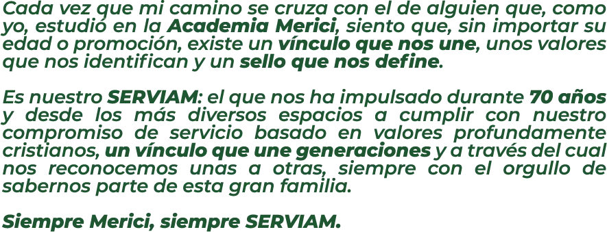 70 Aniversario - Academia Merici